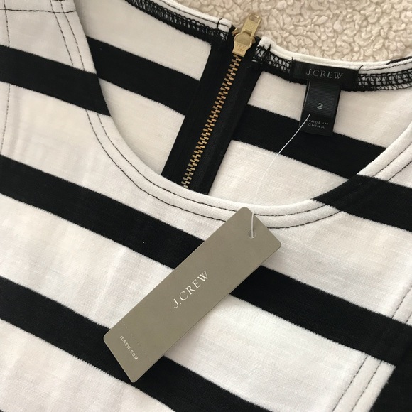 Jcrew Colorblock Stripe Dress - Picture 3 of 6
